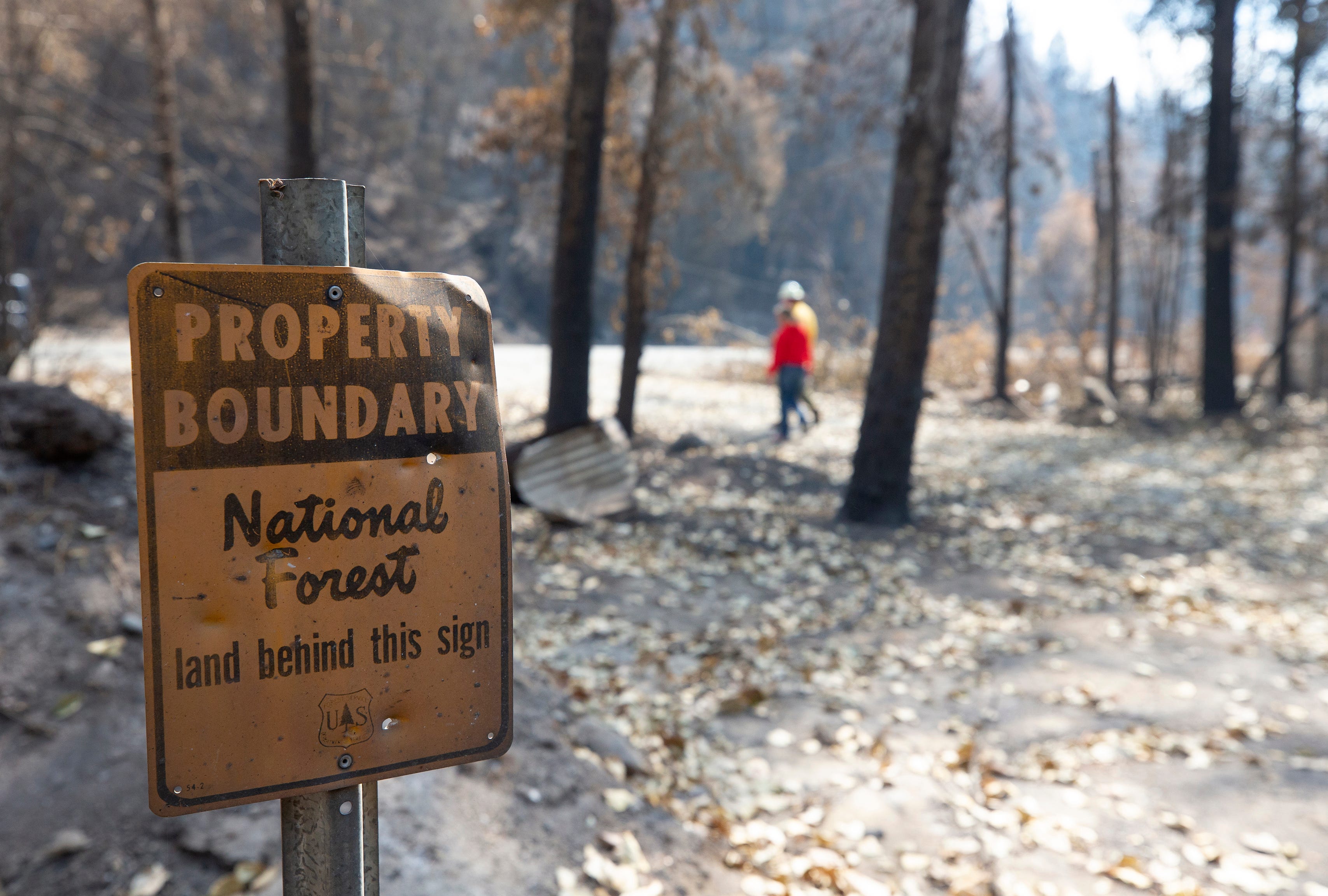 Erin and Leeon Hillman say their house, which was lost in the Slater Fire, was next to a national forest that was not being managed properly.